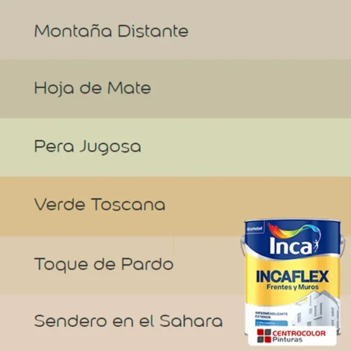 Incaflex Frentes y Muros Impermeabilizante Inca Colores 17,4 - Imagen 4