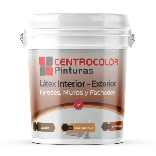 Pintura Antihongos Lavable Interior - Exterior 18 L Centrocolor