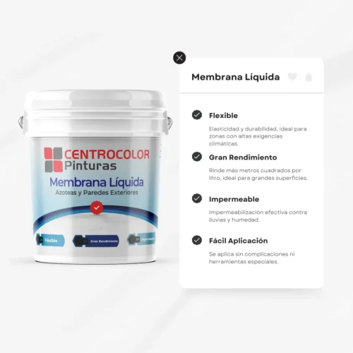 Membrana Líquida Estándar 20 Kg Centrocolor - Imagen 2