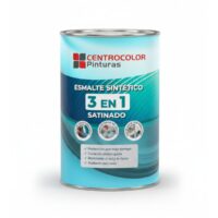 Esmalte Sintético 3 En 1 Brillante 1lt Antióxido Centrocolor Satinado